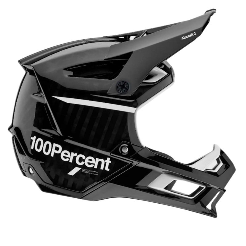 100% Aircraft 2 Cycle Helmet Black / White