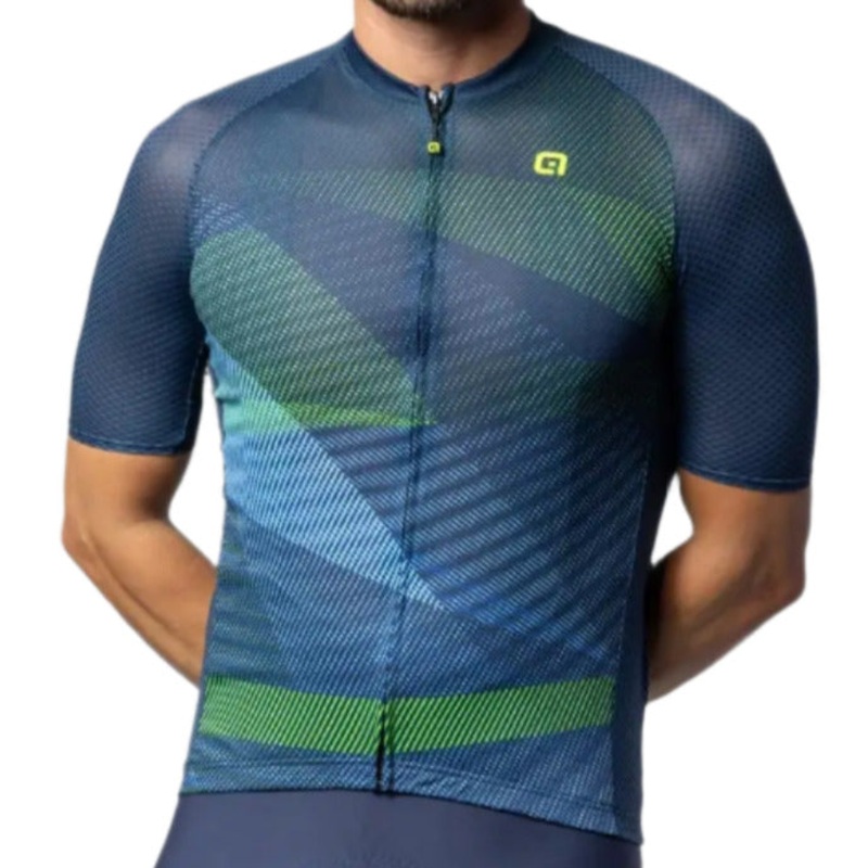 Ale Clothing Connect Pragma Short Sleeves Cycle Jersey Blue