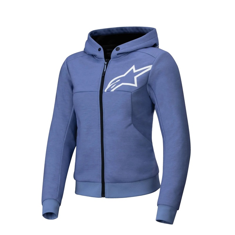 Alpinestars Stella Chrome V2 Sport Ladies Hoodie Blue / Violet / White