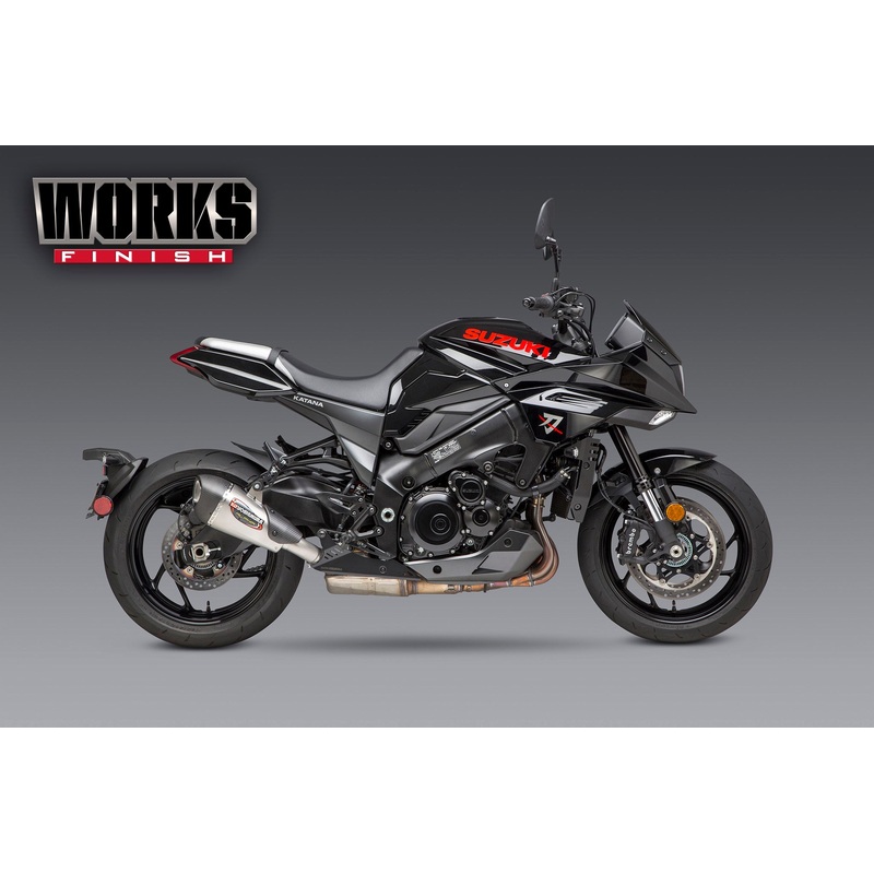 KATANA 2020 ALPHA Stainless Slip-On Exhaust, with Stainless Muffler