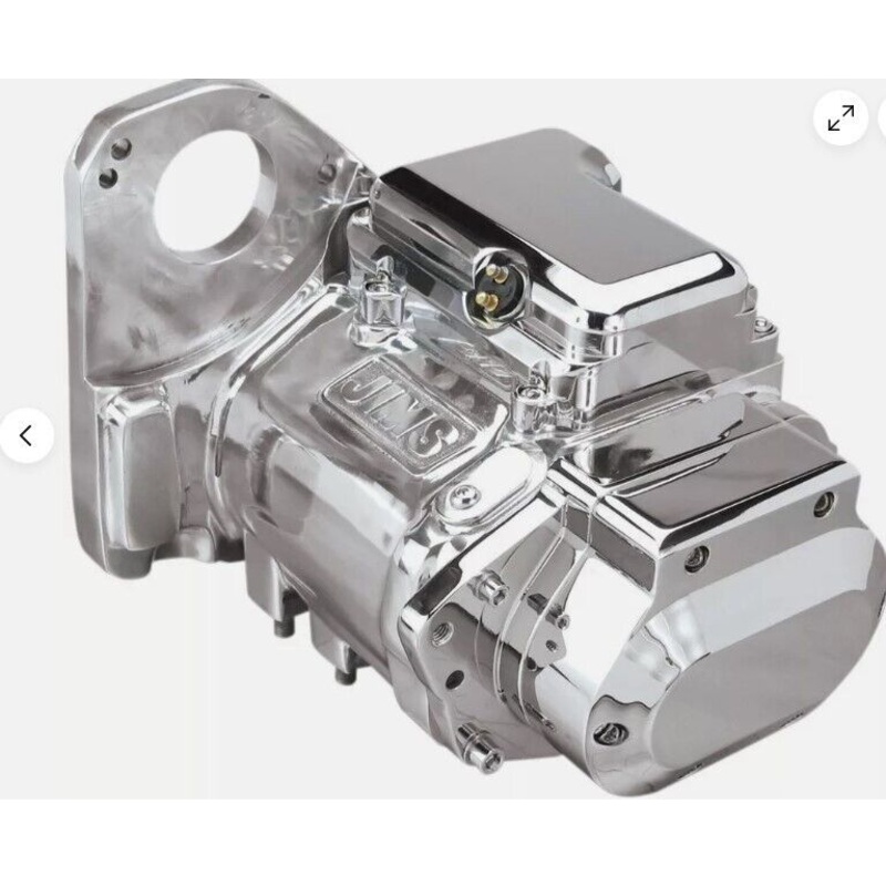 Jims 8284 Harley Davidson Overdrive Fat 5 Transmission Softail 1340 1990-99 Polished