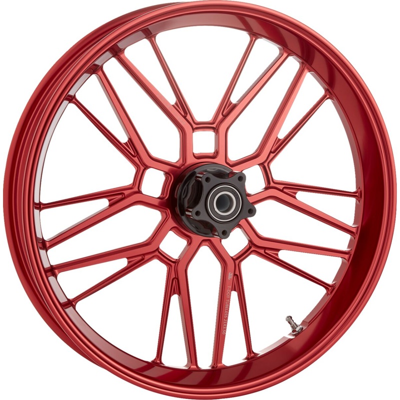 Split Spoke Forged Wheels, Red – 21″ x 5.50″