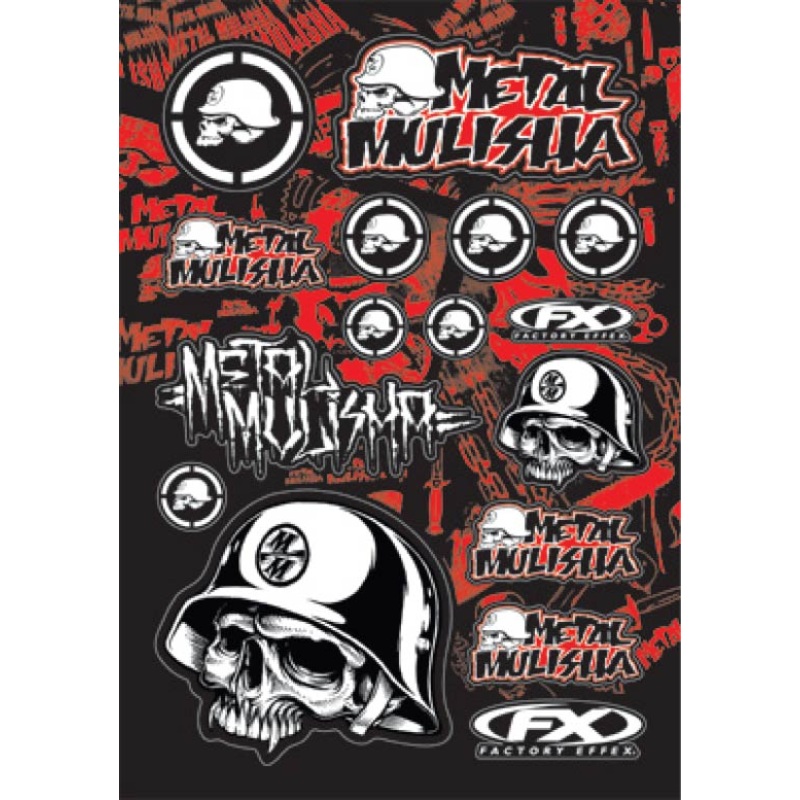 Factory Effex – Metal Mulisha Skull Sticker Sheet