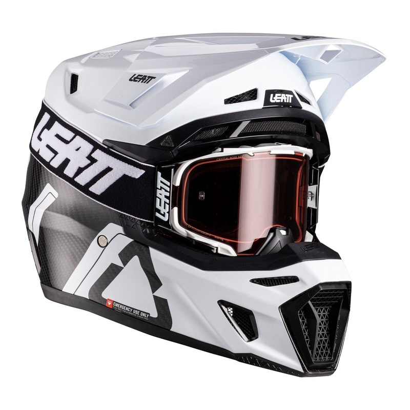 Leatt 2026 9.5 Helmet Kit – Carbon / White