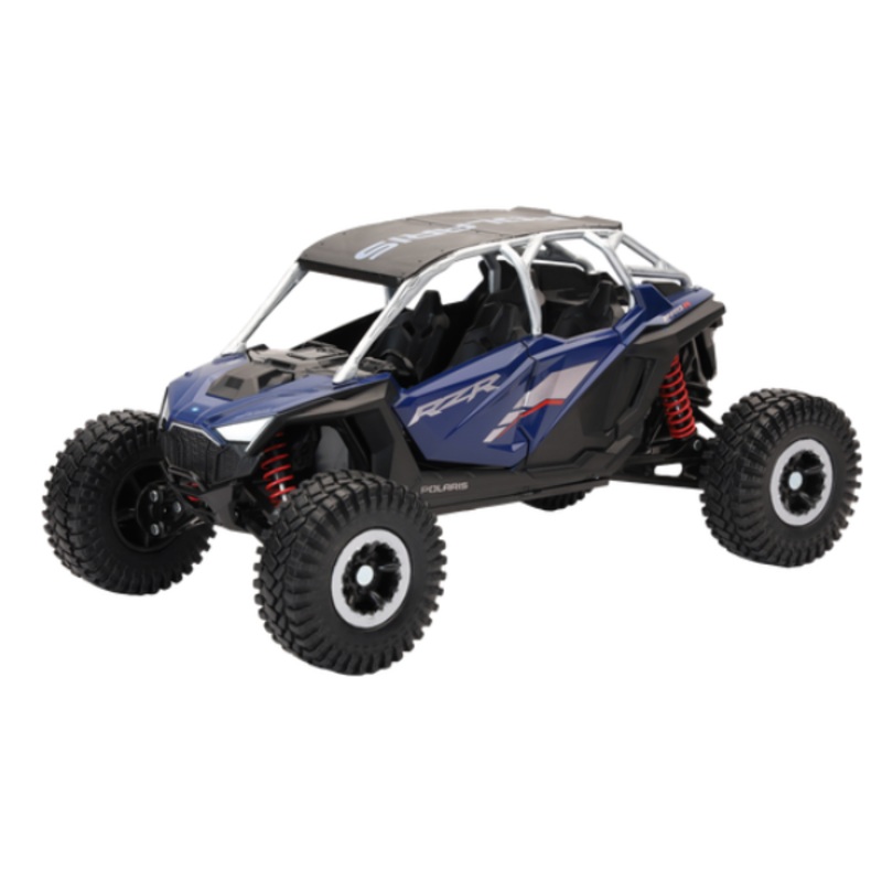 New Ray Toys – 1:18 Scale Polaris RZR Pro R4 Rock Crawler Azure Crystal