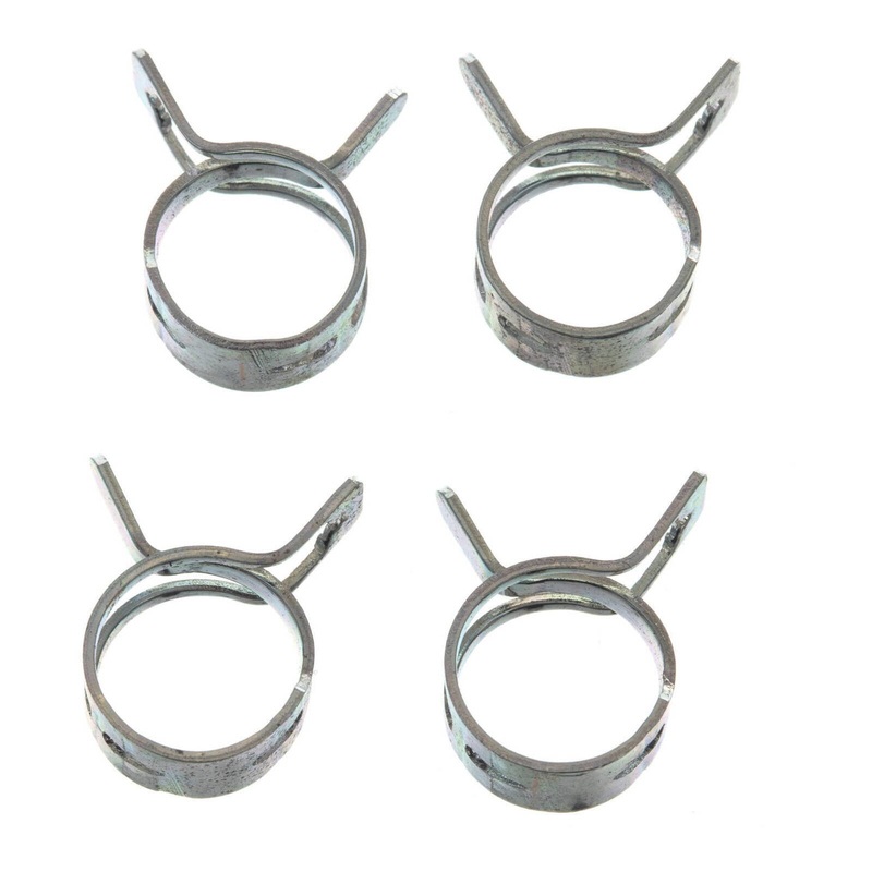 All Balls Racing Fuel Hose Clamp Kit – 8mm Band (4 Pack)