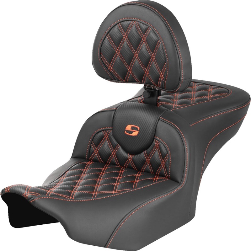 Roadsofa CF LS With Driver’s Backrest Seat, Orange Stitch – 23+ Touring