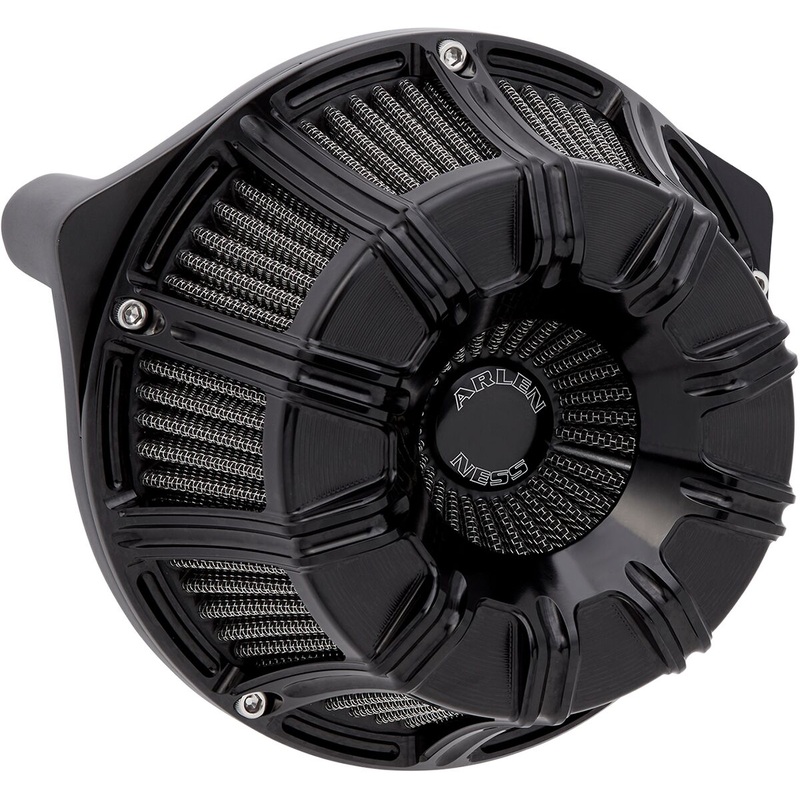 10-Gauge Inverted Series Air Cleaner, All Black – 00-17 Twin Cam