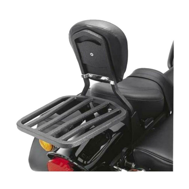 Harley-Davidson 6-Spoke Motorcycle Luggage Rack, Sleek Black 53850-00A