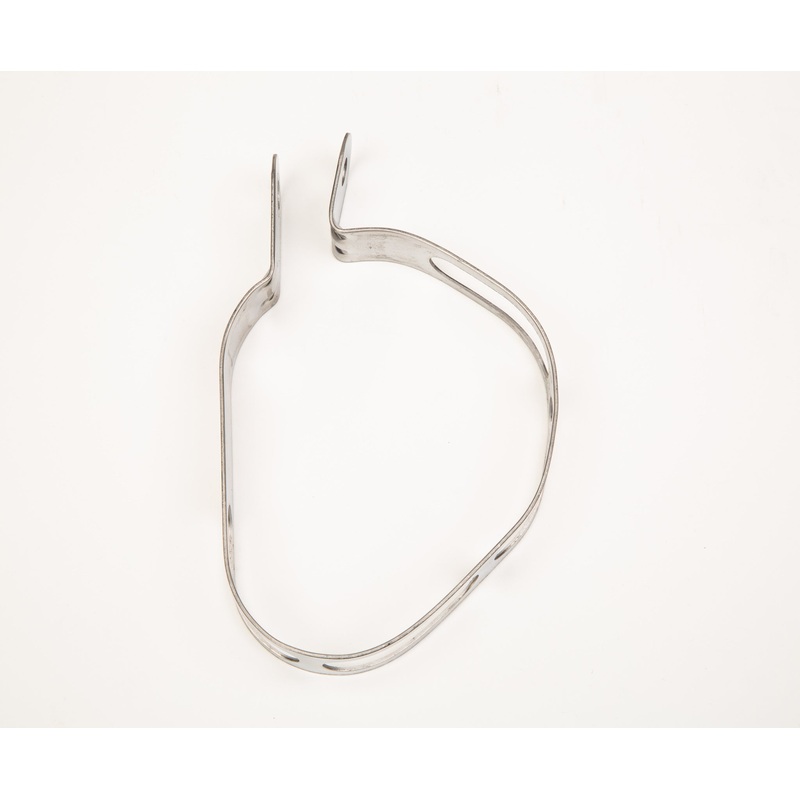 R77 Muffler Clamp Stainless/Titanium RIght Side