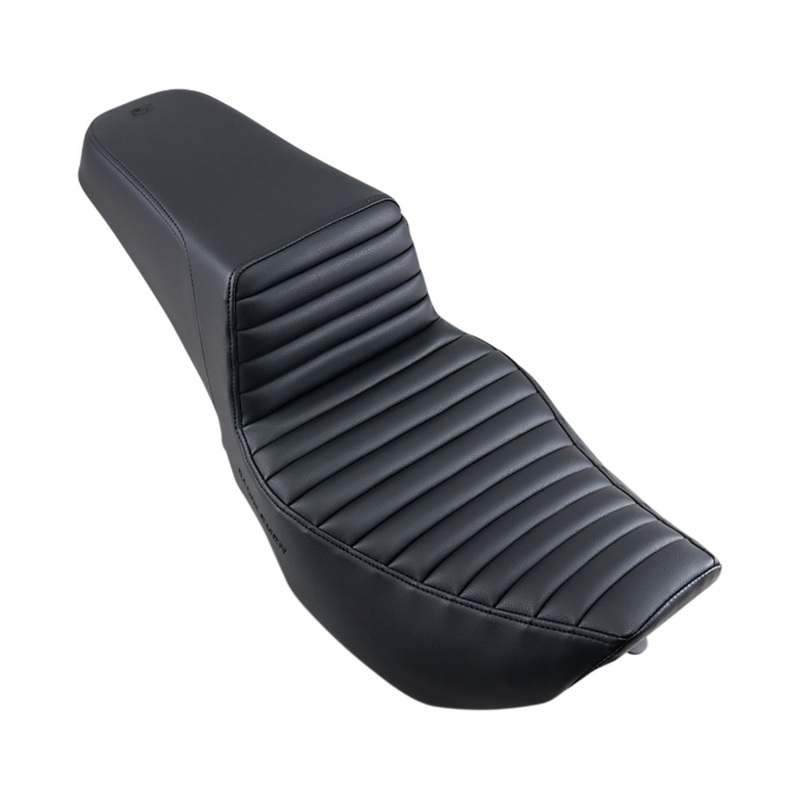 SADDLEMEN – Step-Up Seat  Front Tuck-n-Roll – FLHR/FLHX – Black