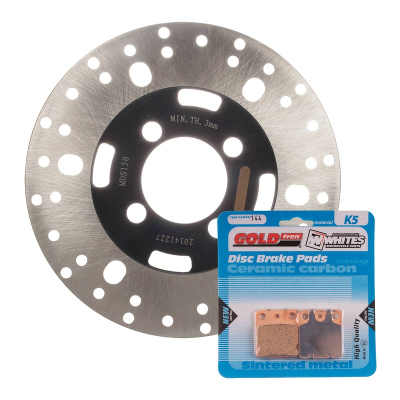 Brake Disc & Pad Front Kit – Yamaha YFM350FW Big Bear ’99
