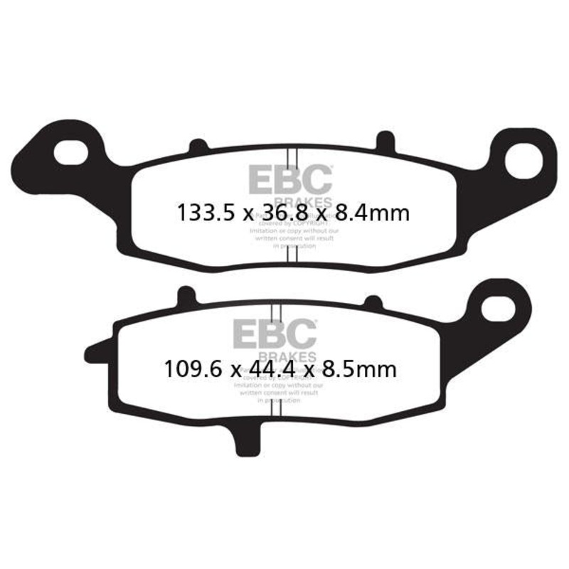 Brakes – FA231HH Fully Sintered – EBC (Front)