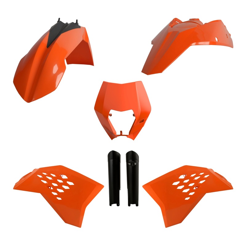 Polisport Full Kit KTM EXC / EXC-F / XC-W / XCF-W (’08-’11) – OEM ’10 Orange