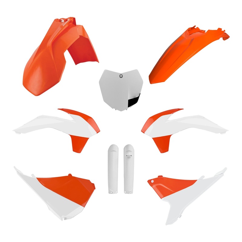 Polisport Full Kit KTM SX/SX-F ’15 & XC/XCF ’13-’15 – OEM Orange / White