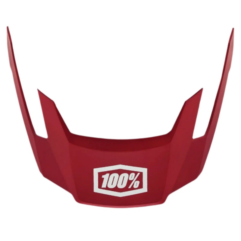 100% Altec V2 Replacement Cycle Helmet Visor Deep Red Mirror