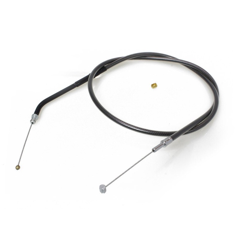 40in. Throttle Cable – Black Pearl. Fits Sportster 1996-2006.