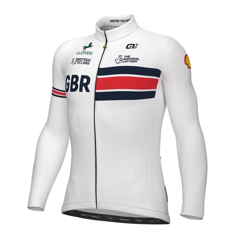 Ale Clothing British Cycling Official Prime Long Sleeves Cycle Jersey UK