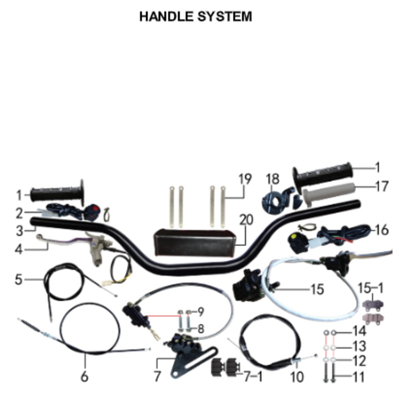 Clutch Lever – 150DH & 230DH Gas Dirt Bike
