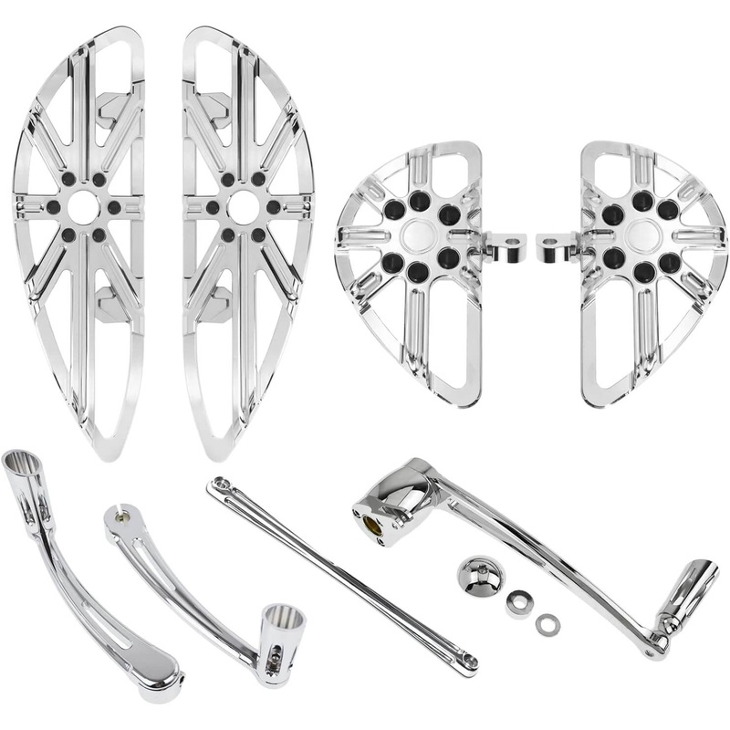 Front Rear Floorboards Shift Lever Linkage Brake Arm Kit Fit Harley Touring 2014-later | Mactions