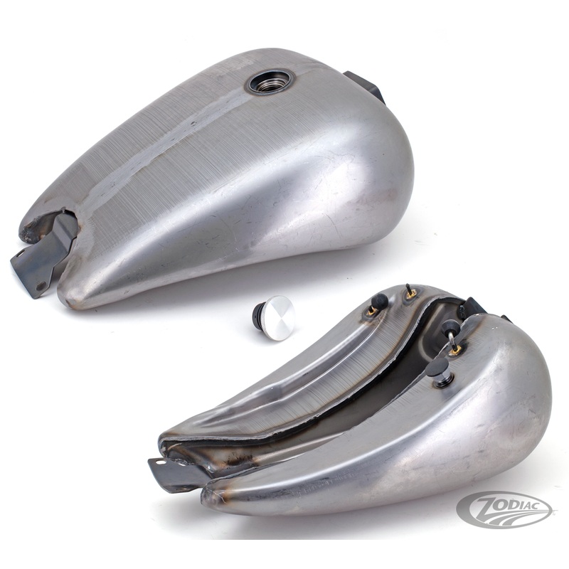 One Piece Stretched Smooth Top Steel Gas Tank for Fxr