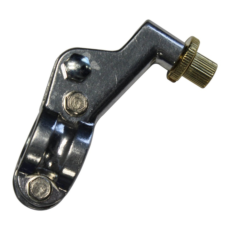 Whites Left Bracket Kawasaki 2-piece KX ’83-’98 – Polished Forged