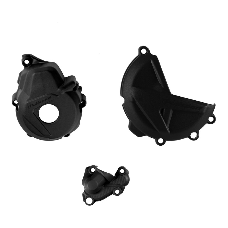 Polisport Kit Clutch and Ignition Cover Gasgas 250/350 (’21>) – Black