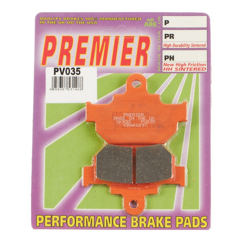 Premier Brake Pads – PV Semi Sintered
