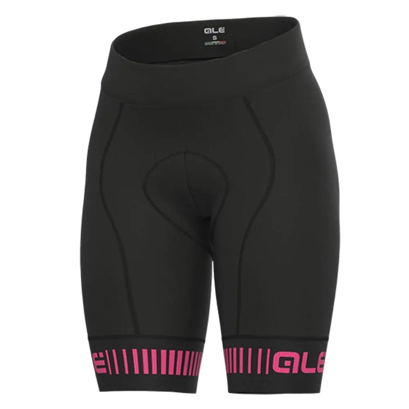 Ale Clothing Strada PR-R Ladies Cycle Shorts Black / Pink