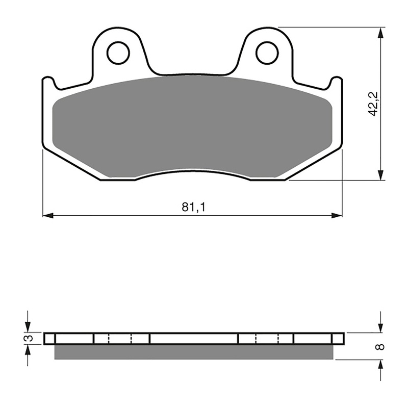 GOLDfren Brake Pads GF102 – K5