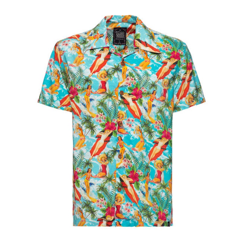 King Kerosin Vintage Summer AOP Shirt Multicolor
