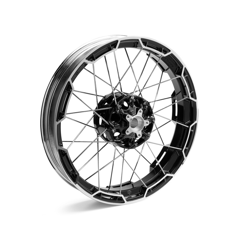 Harley Davidson 43300888 Combo Cast Laced 21 In. Front Wheel KIT,FR WHL,LACED,CAST