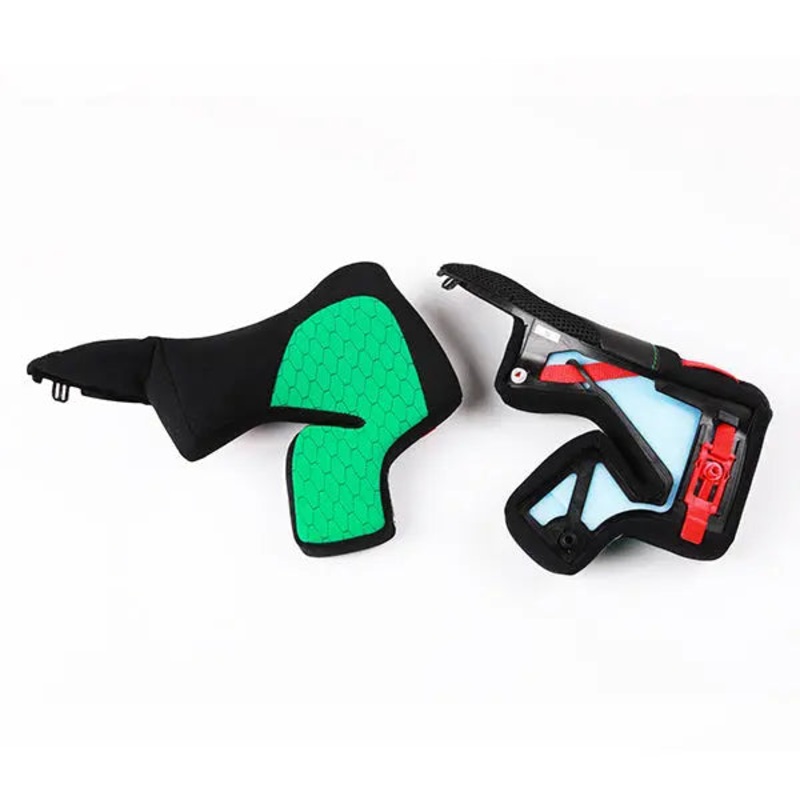 Nolan X-804 RS Ultra Carbon Helmet Cheek Pads Green