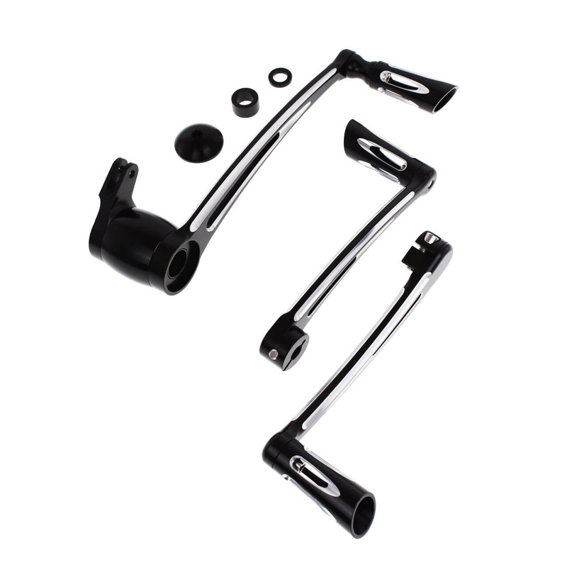 CNC Brake Arm Shift Lever W/ Shifter Pegs Fit Harley Touring FLHT ’08-’13 | Mactions