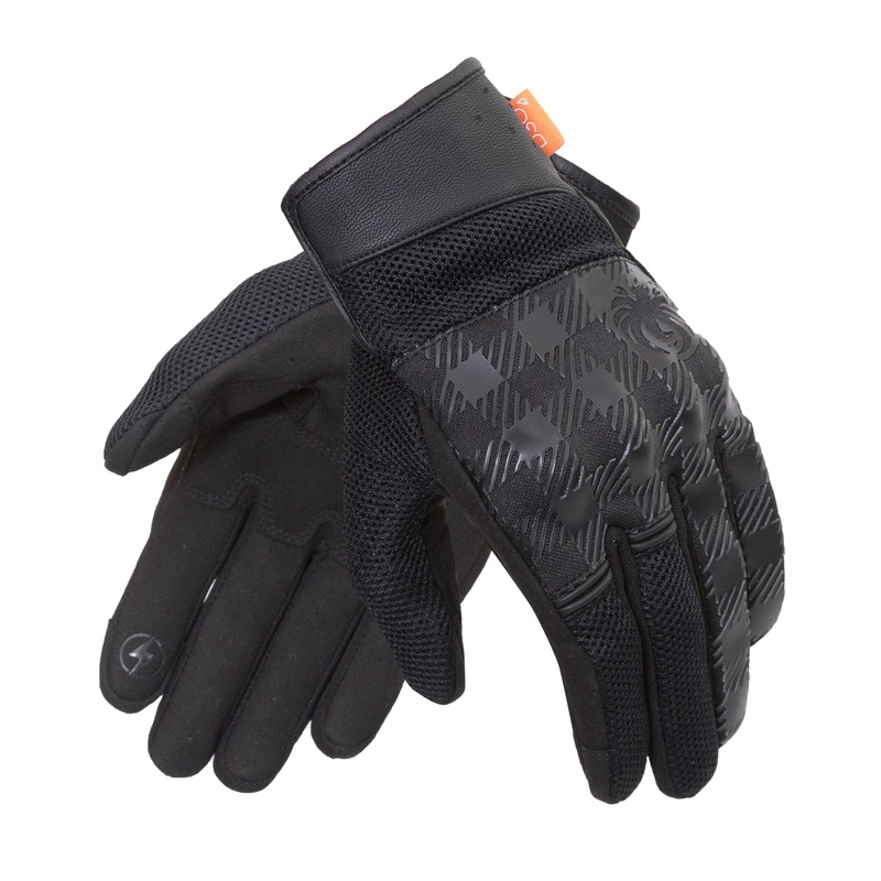 Merlin Barrett Mesh D3O Textile Gloves Black