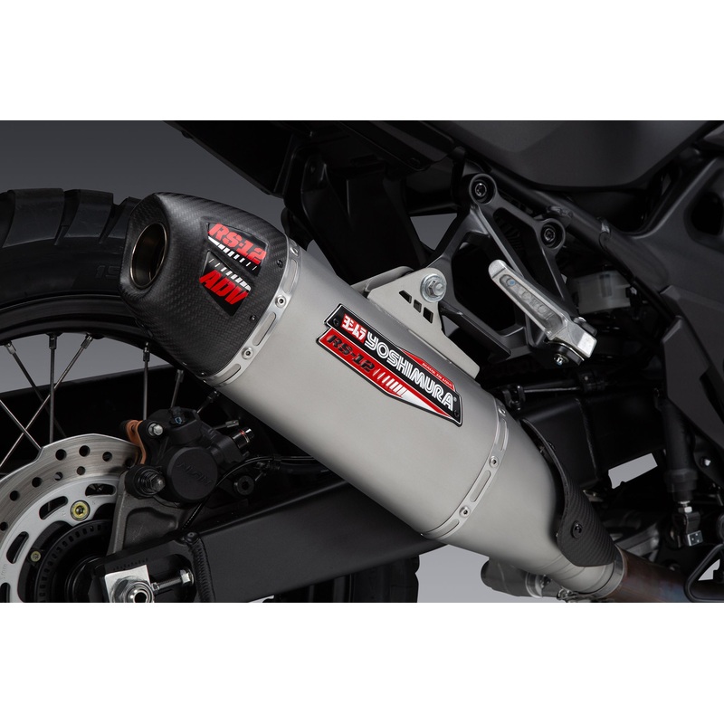 MUFFLER BADGE RS-12 ADV End Cap Decal Set (3 pcs)