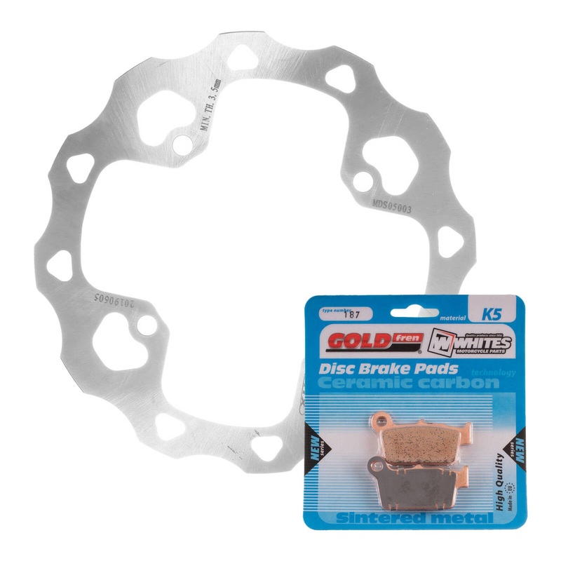 Brake Disc & Pad Rear Kit – Suzuki RMZ250 ’07-’15 – Wave