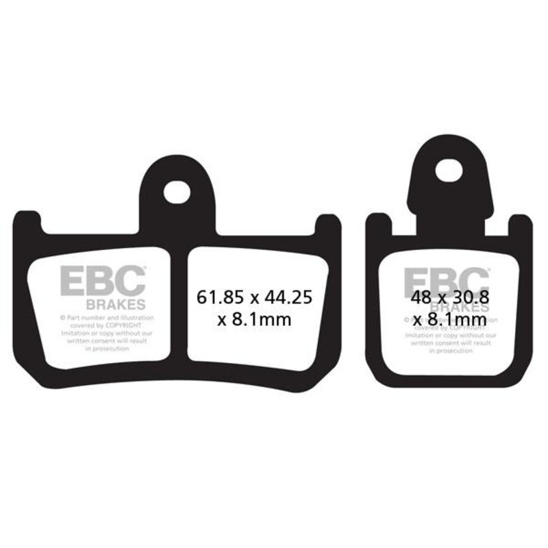 Brakes – FA442/4HH Fully Sintered – EBC (Front)