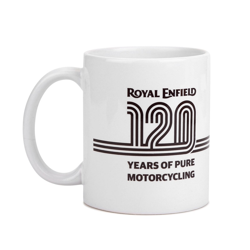 Royal Enfield – 120 Years Ceramic Mug White – RLCMGO210030