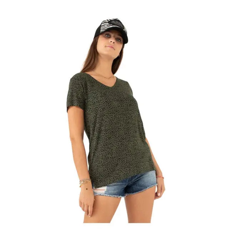 Von Dutch Fluide Ladies T-Shirt Green