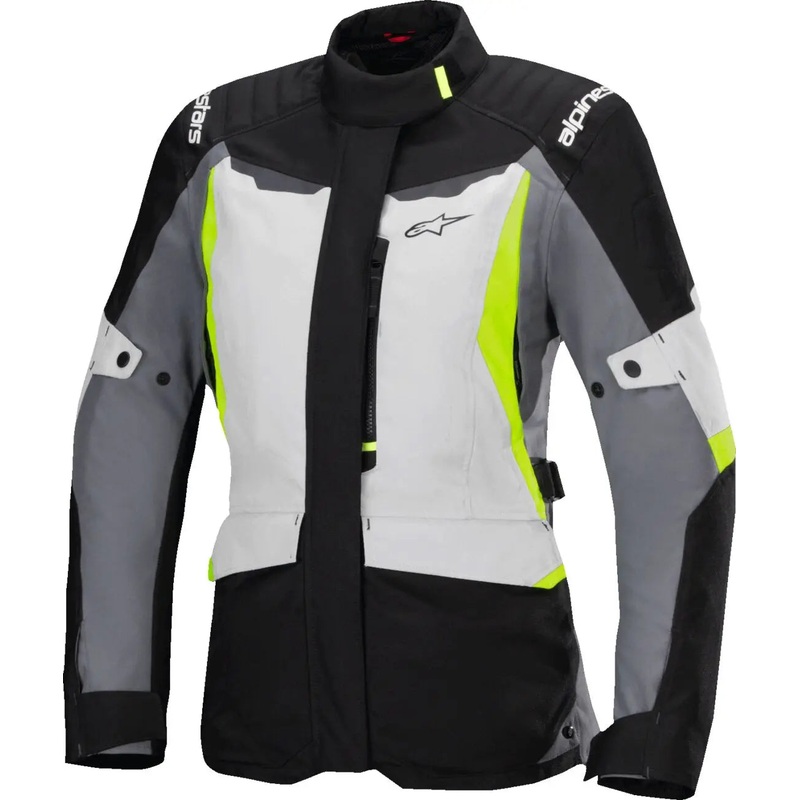 Alpinestars Stella ST-1 Waterproof Ladies Textile Jacket Black / Fluo Yellow / Grey