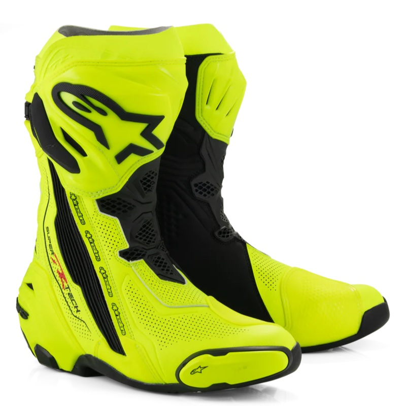 Alpinestars Supertech R Vented Boots Fluo Yellow / Black