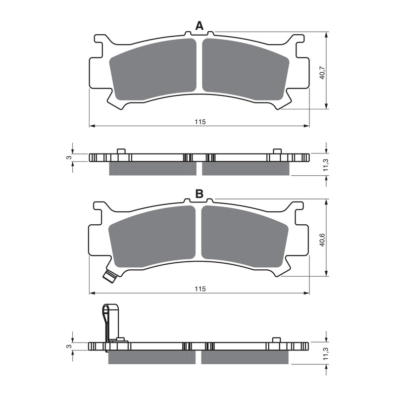 GOLDfren Brake Pads Off-Road Racing GF384 – K5 ( PR523 )