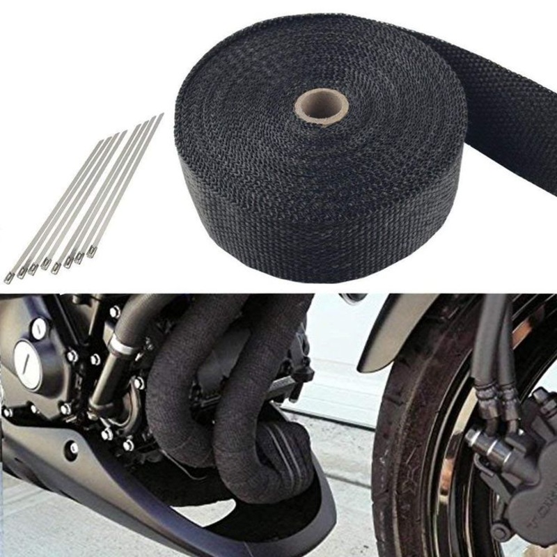 Heat Wrap for Exhaust – BLACK