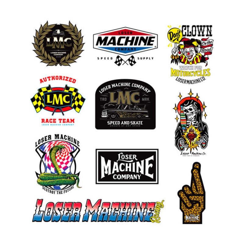 Loser Machine MC Stickers VIII
