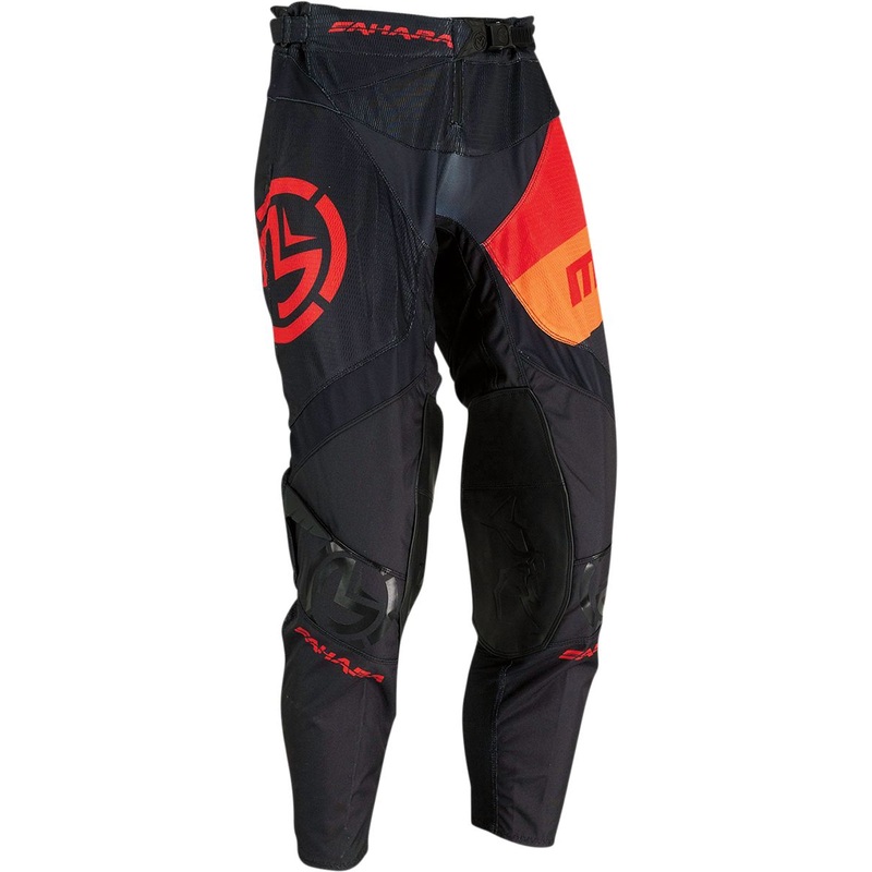 Moose Racing Sahara Textile Trouser Black / Orange / Red