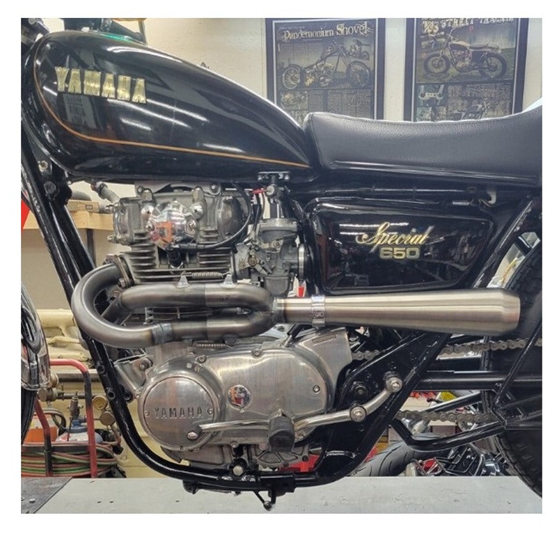 Pandemonium 2 into 1 XS650 Exhaust System