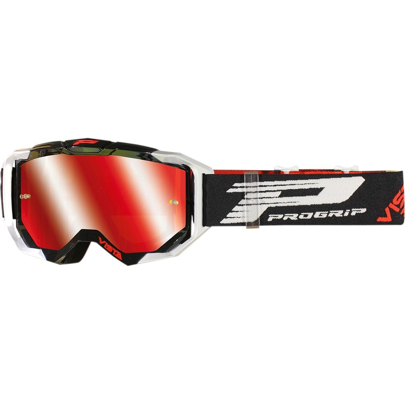 Pro Grip Goggles Vista MX America Light Sensitive 3303 Black / White
