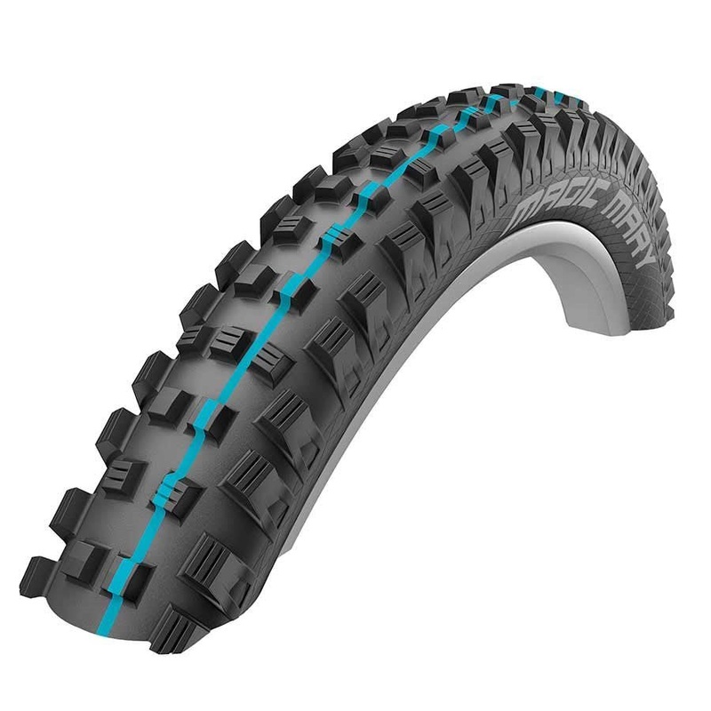 Schwalbe Magic Mary Addix Tire 27.5×2.80 Folding Tubeless Ready Addix Soft SnakeSkin 67TPI Black