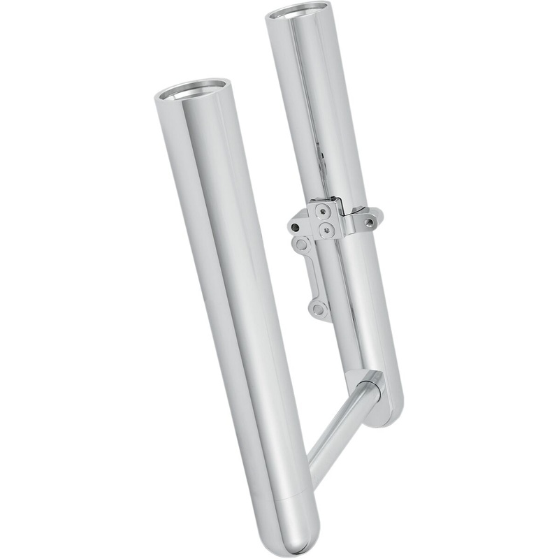 Smooth “Hot Leg” Fork Legs, Chrome – 00-06 Softail